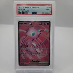 Mew ex 193/165 Sv: Scarlet & Violet 151 Holo PSA 9 - Picture 1 of 2