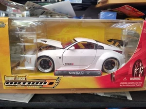 Jada Import Racer Option D Nissan Z Nismo Maßstab 1 24 Diecast Modellauto Neu Weiß - Bild 1 von 11