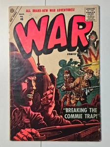 WAR COMICS #46  [1957 PR]  "BREAKING THE COMMIE TRAP!" - Picture 1 of 7