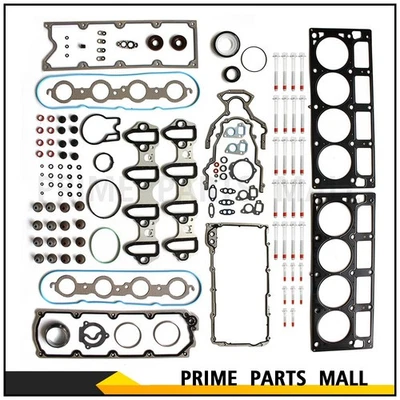 Full Gasket Set Bolts Fits 2009 Chevrolet Silverado 1500 Cadillac Escalade 6.0L - Image 1 of 4