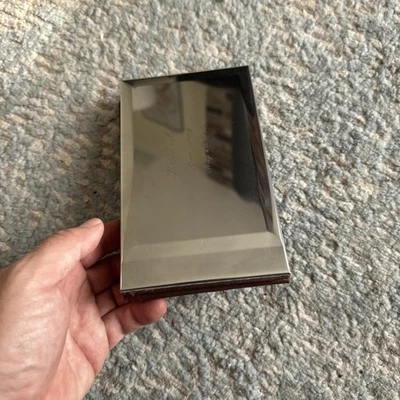 álbum de fotos personalizado, con cubierta metálica y encuadernación de cuero marrón 1989 Foto 1 de 4