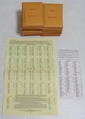 APBA Baseball 1991 Season Player Cards w/XBs - Complete Set - Copyright 1992 - Image 1 of 4