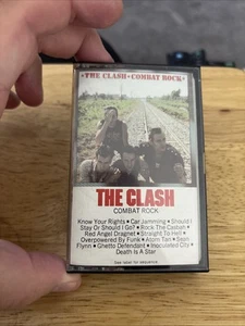 Vintage Cassette Tape THE CLASH Combat Rock (1982) Rock The Casbah Should I Stay - Picture 1 of 5