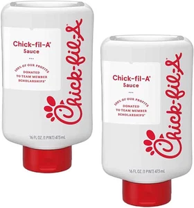 Salsa Chick-Fil-A tu elección original paquete de 2 16 oz. Botellas (originales) - Imagen 1 de 1