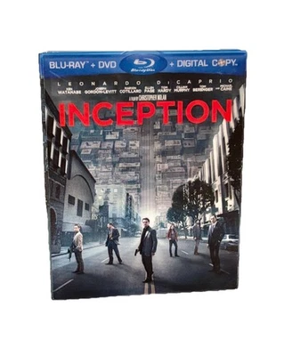 Inception Blu-ray DVD W/ Slipcover 2010 Leonardo DiCaprio Sci-Fi Movie Bluray - Image 1 of 4