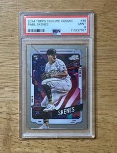 Paul Skenes 2024 Topps Chrome Cosmic #30 Rookie RC PSA 9 Pittsburgh Pirates - Picture 1 of 3