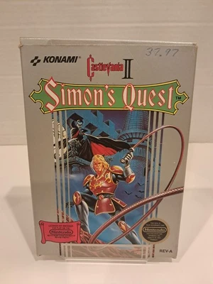 Castlevania II Simon’s Quest (Nintendo NES) CIB Complete Tested w/ Box & Manual - Image 1 of 4