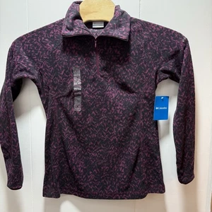 Columbia Women’s Size Medium Fleece 1/4 Zip Mock Neck Pullover NEW WITH TAGS - Picture 1 of 10