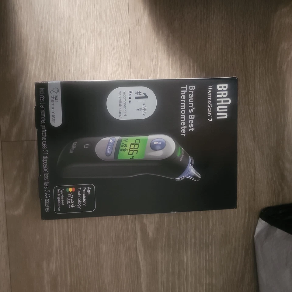 Termómetro digital de oído Braun Thermoscan 7+ Connect nuevo Foto 1 de 1