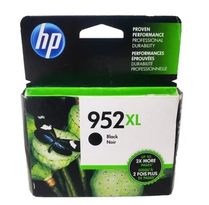 Original HP 952XL schwarz - Ablaufdatum 2019 - ungeöffnete Box - F6U19AN - HP952XL hohe Reichweite - Bild 1 von 7