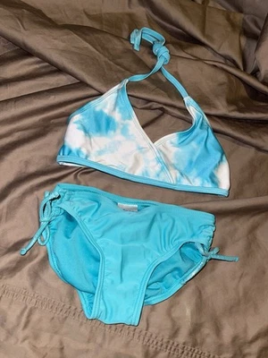 BIKINI INFANTIL CAT & JACK M/CIRCO S TURQUESA MEZCLA NYLON Usado Foto 1 de 4