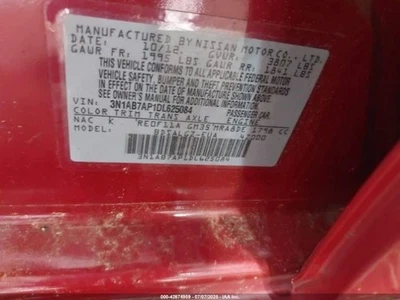 2013 Nissan Sentra HVAC Control Dual Zone Temp Used 105K Miles OEM Part - Image 1 of 4