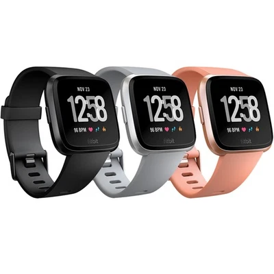 Fitbit Versa Activity Trackers Fashion Fitness Smart Watch FB504 - Image 1 of 4