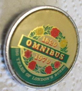 Insignia prendedor solapa 100 años de autobuses de Londres 1829-1979 (23) - Imagen 1 de 7