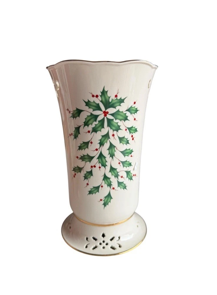 lenox christmas vase products for sale | eBay