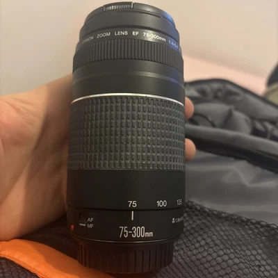 Canon EF 75-300mm MK III Lens FOR EOS 4000D 2000 1000D 1200D 1300D 1100D 40D 30D - Image 1 of 4