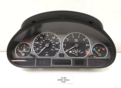 ✅ 04-06 OEM BMW E46 330Ci ZHP cuadro de instrumentos medidor velocímetro Foto 1 de 4