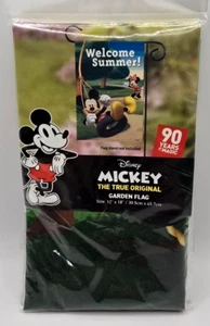 Disney Micky Mouse Garden Flag Welcome Summer 12" x 18" - Picture 1 of 2