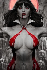 Vampirella Sexy Fictional Character Blood Body Decor Wall Print - POSTER 20x30 - Picture 1 of 4