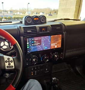 Radio GPS estéreo para auto Apple Carplay para Toyota Fj Cruiser 2007-2013 Android 15 FM - Imagen 1 de 12