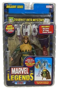 Figura de acción variante Loki Long Horns de Marvel Legends NUEVO Onslaught BAF Toybiz - Imagen 1 de 2