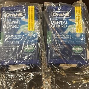 (Lot Of 2) Oral-B Nighttime Dental Guard Professional Thin Design Scope One Size