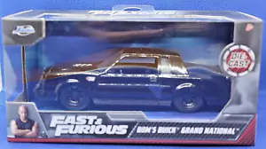 Jada Fast and Furious Dom's Buick Grand National 1:32 pressofuso nuovo in scatola - Foto 1 di 6