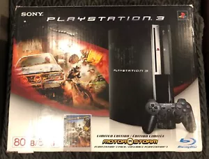 Sony PlayStation 3 Console Box Only Motorstorm Limited Edition - Free Shipping! - Picture 1 of 6