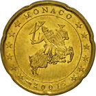 [#461406] Monaco, 20 Euro Cent, 2001, SPL, Ottone, KM:171