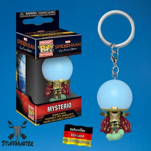 Funko Pop Mysterio Spider-Man Pocket Keychain Keychain * New OVP * - Picture 1 of 2
