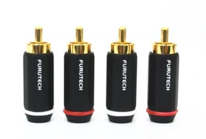 GENUINO 20 piezas FURUTECH Japón FP-126 (G) RCA Conector Enchufe Chapado en Oro FP-126 - Imagen 1 de 4