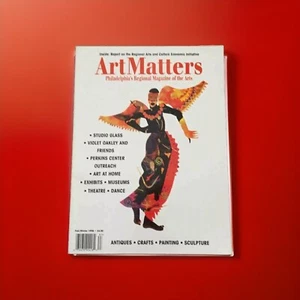 Art Matters Magazine Back Issue Fall And Winter 1998 Antiques Crafts Painting - Picture 1 of 2
