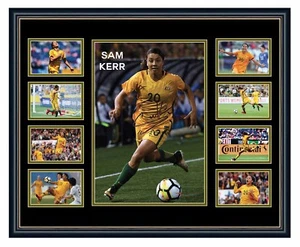SAM KERR SIGNED LIMITED EDITION FRAMED MEMORABILIA - Picture 1 of 5