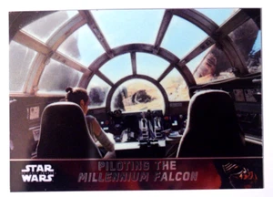2016 Topps Star Wars: The Force Awakens Chrome Refractor Piloting The Falcon #33 - Picture 1 of 2