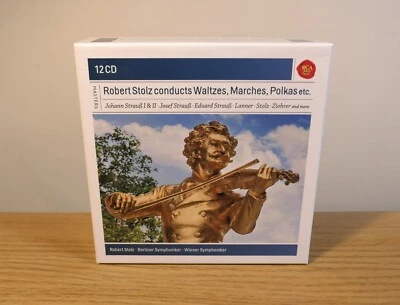 Robert Stolz Conducts Waltzes Marches Polkas etc 12 CD *LIKE NEW* Box Set - Image 1 of 3