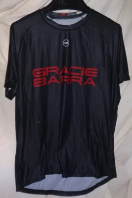 GRACIE BARRA G/B Ranked Work Out shirt red black Sz L - Image 1 of 2