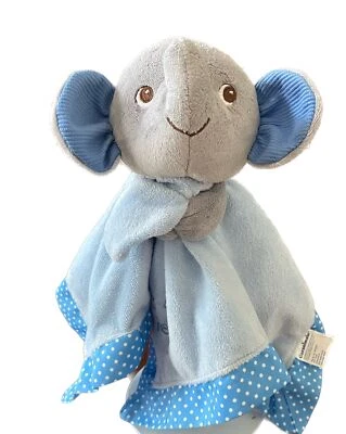 Manta de seguridad Garanimals gris elefante azul Lovey My Best Friend Foto 1 de 4