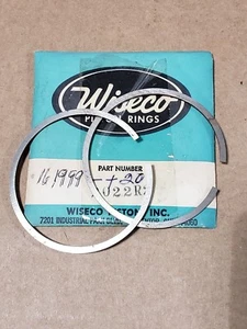 Vintage WISECO Piston Ring Set .020 over 2022R2, Johnson Evinrude 437 Snowmobile - Bild 1 von 1
