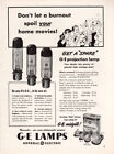 General Electric - Projection Lamps - Original Magazine Ad - 1946