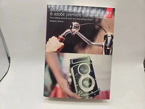 Windows/Mac Adobé Photoshop Elements 12 & Premiere Elements 12 in Box W/ SN - Picture 1 of 7