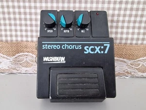 Washburn Stereo Chorus Pedal Scx:7 Not Working - Picture 1 of 7