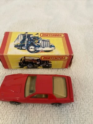 Vintage England Lesney Matchbox 16 Pontiac Firebird SE 1982 red mint in box rare - Image 1 of 4