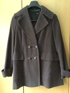 Dark Brown Swing Coat - Size 12 NEXT Hardly Worn - Picture 1 of 9