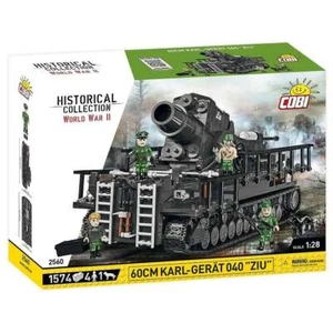 Cobi 2560 1:28 Historical Collection WWII 60 cm Karl-Gerät 040 Bricks 1574 Pcs - Picture 1 of 4