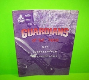 Guardians Of The Hood Video Arcade Game Service Instructions Manual 1992   - Bild 1 von 4