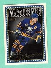 (1)  PAT LAFONTAINE  1995-96 TOPPS # 13 SABRES  MARQUEE MEN CARD (I4859)