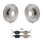 Front Brake Rotors & Integrally Molded Pad Kit For 2004 Ford Focus From 04 05