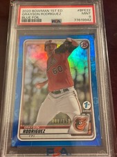 Grayson Rodriguez blue foil 1st edition /150 2020 PSA 9 POP 1