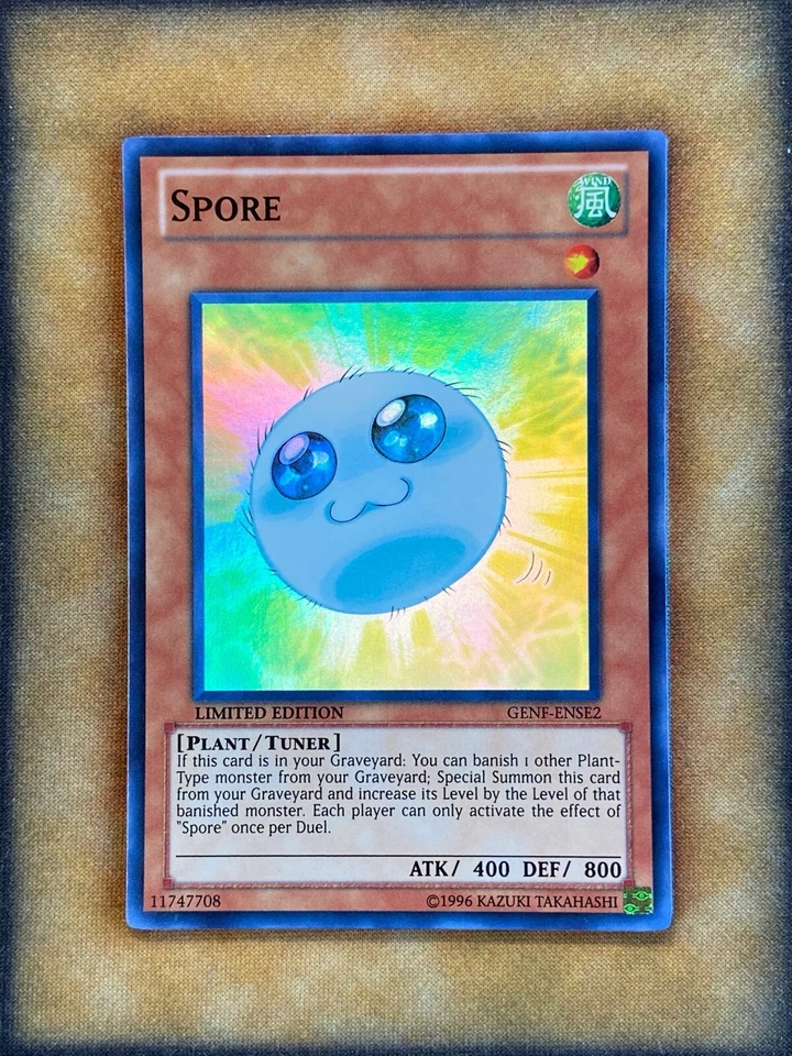 Yugioh Spore GENF-ENSE2 Super Rare Limited Edition LP - Image 1 of 1