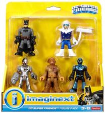 Imaginext DC Super Friends Figure 5 Pack Batman Cyborg Blue Beetle Scarecrow